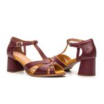 Peep Toe RetrÔ - Chilli e Mostarda - ESSÊNCIA