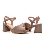 Peep Toe RetrÔ - Fendi e Petróleo - TRAÇOS