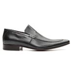 Sapato Social Masculino Loafer Solado em Couro Preto
