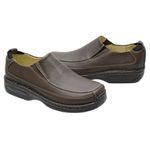 Sapato Conforto Em Couro Legitimo Na Cor Brown Ref.1097-16030