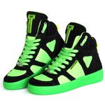Tênis Botinha Cano Alto Sneakers Top Fitness Verde