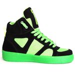 Tênis Botinha Cano Alto Sneakers Top Fitness Verde