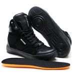 Tenis Botinha Sneakers Cano Alto Top Fitness Preto
