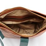 Bolsas Femininas De Couro Legitimo Lirom Macio Alta Qualidade Metalassê Lançamento Caramelo