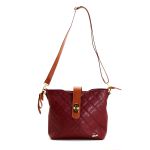 Bolsas Femininas De Couro Legitimo Lirom Macio Alta Qualidade Metalassê Lançamento Marsala