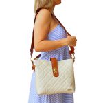 Bolsas Femininas De Couro Legitimo Lirom Alça Gorgurão Tranversal Lançamento
