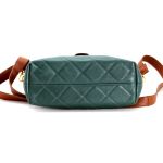 Bolsas Femininas De Couro Legitimo Lirom Macio Alta Qualidade Metalassê Lançamento Verde