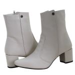 Botas Femininas Montaria Lirom Cano Médio Salto Bico Fino 