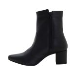 Botas Femininas Montaria Lirom Cano Médio Salto Bico Fino