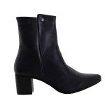 Botas Femininas Montaria Lirom Cano Médio Salto Bico Fino