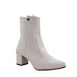 Botas Femininas Montaria Lirom Cano Médio Salto Bico Fino 