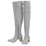 Bota Over The Knee Lirom Cano Super Longo Napa Lisa