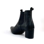 Bota Feminina Social Lirom Cano Curto Elástico Preta