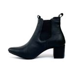 Bota Feminina Social Lirom Cano Curto Elástico Preta