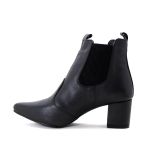 Bota Feminina Social Bico Fino Lirom Cano Curto Preta