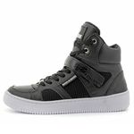 Tênis Botinhas Sneaker Cano Alto Lirom Fitness Treino Confortável Couro Cobra