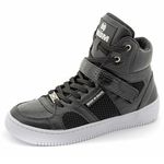 Tênis Botinhas Sneaker Cano Alto Lirom Fitness Treino Confortável Couro Cobra