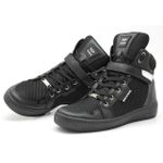 Tenis Top Fitness Cano Alto Em Couro Preto