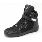 Tenis Top Fitness Cano Alto Em Couro Preto
