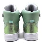 Tenis Feminino Sneakers Lirom Fit Em Couro Verde