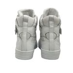 Tênis Sneaker Cano Alto Lirom Fitness Treino Academia Em Couro Branco