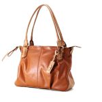 Bolsas Femininas Lirom Em Couro Legítimo Lançamento BL815Caramelo