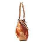 Bolsas Femininas Lirom Em Couro Legítimo Lançamento BL815Caramelo