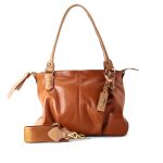 Bolsas Femininas Lirom Em Couro Legítimo Lançamento BL815Caramelo
