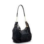 Bolsa Feminina Lirom Em Couro Legitimo Social Festa Luxo Preta