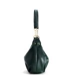 Bolsa Feminina Lirom Em Couro Legitimo Social Festa Luxo verde
