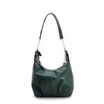 Bolsa Feminina Lirom Em Couro Legitimo Social Festa Luxo verde