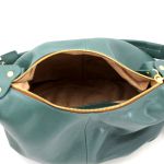 Bolsa Feminina Lirom Em Couro Legitimo Social Festa Luxo verde