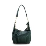 Bolsa Feminina Lirom Em Couro Legitimo Social Festa Luxo verde