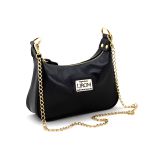 Bolsa Feminina Pequena Marca Lirom Couro Legitimo Preto
