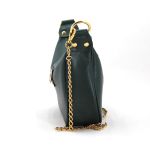 Bolsa Feminina Pequena Marca Lirom Couro Legitimo Verde