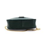 Bolsa Feminina Pequena Marca Lirom Couro Legitimo Verde