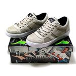 Tênis Casual Top Fitness Cano Baixo Bege