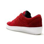 Tênis Casual Conforto Top Fitness Cano Baixo Vermelho