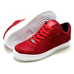Tênis Casual Conforto Top Fitness Cano Baixo Vermelho