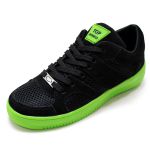 Tênis Casual Conforto Top Fitness Cano Baixo Preto/Verde
