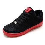 Tênis Casual Conforto Top Fitness Cano Baixo Preto/Vermelho