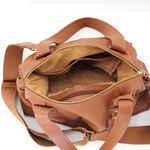 Bolsas Femininas De Couro Legitimo Lirom Macio Alça de Ombro Alta Qualidade Caramelo