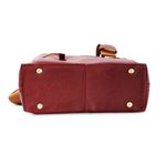 Bolsas Femininas De Couro Legitimo Lirom Macio Alça de Ombro Alta Qualidade Marsala