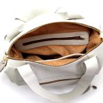 Bolsas Femininas De Couro Legitimo Lirom Macio Alça de Ombro Alta Qualidade Marfim