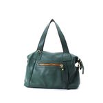 Bolsas Femininas De Couro Legitimo Lirom Macio Alça de Ombro Alta Qualidade Verde
