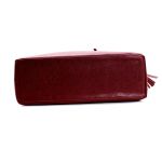 Bolsas Femininas Couro Legítimo Lirom Alça Corrente Dourada Luxuosa Marsala
