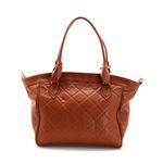 Bolsas Femininas Grande De Couro Legitimo Macio Lirom Super Luxuosa Caramelo