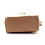 Bolsas Femininas Grande De Couro Legitimo Macio Lirom Super Luxuosa Nude