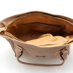 Bolsas Femininas Grande De Couro Legitimo Macio Lirom Super Luxuosa Nude