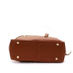 Bolsas Femininas De Couro Legitimo Lirom Macio Alta Qualidade Caramelo